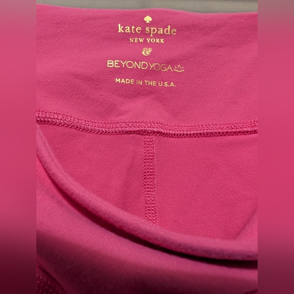 Kate Spade Fuchsia Cropped Leggings - Picture 7 of 8